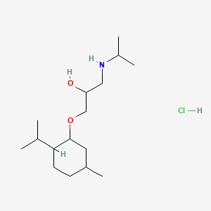 1-((2-Isopropyl-5-methylcyclohexyl)oxy)-3-(isopropylamino)propan-2-ol hydrochloride