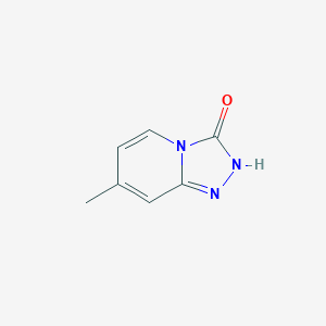 molecular formula C7H7N3O B1295668 7-Methyl-[1,2,4]triazolo[4,3-A]pyridin-3-OL CAS No. 5528-57-4