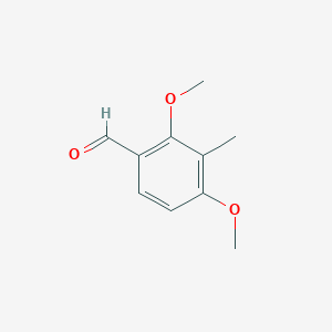 molecular formula C10H12O3 B1295677 2,4-Dimethoxy-3-methylbenzaldehyde CAS No. 7149-92-0