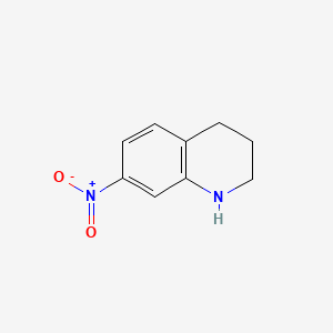 molecular formula C9H10N2O2 B1295683 7-Nitro-1,2,3,4-tetrahydroquinoline CAS No. 30450-62-5