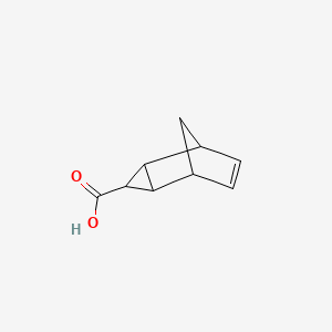 molecular formula C9H10O2 B1295695 Tricyclo[3.2.1.0~2,4~]oct-6-ene-3-carboxylic acid CAS No. 90820-03-4