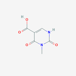 molecular formula C6H6N2O4 B1295698 3-Methyl-2,4-dioxo-1,2,3,4-tetrahydropyrimidine-5-carboxylic acid CAS No. 51727-06-1