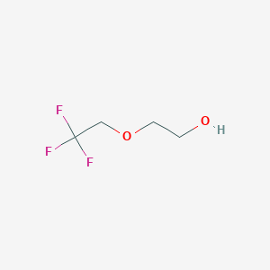 molecular formula C4H7F3O2 B1295709 2-(2,2,2-Trifluoroethoxy)ethanol CAS No. 2358-54-5