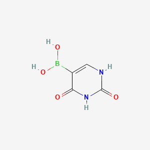 molecular formula C4H5BN2O4 B1295712 Uracil-5-boronic acid CAS No. 70523-22-7