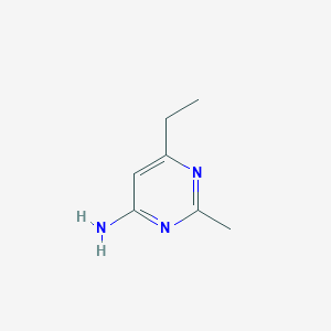 molecular formula C7H11N3 B1295718 6-Ethyl-2-methylpyrimidin-4-amine CAS No. 90008-43-8
