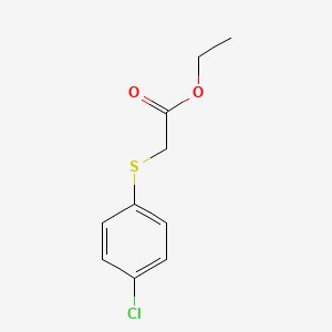 molecular formula C10H11ClO2S B1295721 Ethyl [(4-Chlorophenyl)thio]acetate CAS No. 52377-68-1