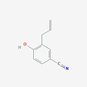 molecular formula C10H9NO B1295728 3-Allyl-4-hydroxybenzonitrile CAS No. 90923-69-6