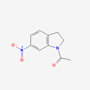 molecular formula C10H10N2O3 B1295731 1-(6-Nitroindolin-1-yl)ethanone CAS No. 22949-08-2