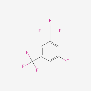 molecular formula C8H3F7 B1295734 3,5-Bis(trifluoromethyl)fluorobenzene CAS No. 35564-19-3