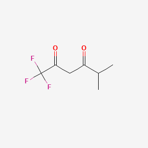 molecular formula C7H9F3O2 B1295742 1,1,1-Trifluoro-5-methylhexane-2,4-dione CAS No. 30984-28-2