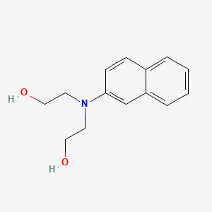 molecular formula C14H17NO2 B1295744 N,N-Bis(2-hydroxyethyl)-2-naphthylamine CAS No. 6270-13-9