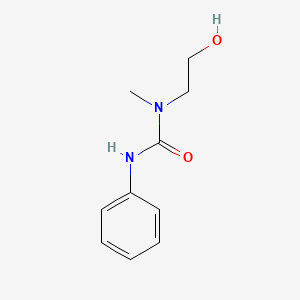 molecular formula C10H14N2O2 B1295746 N-(2-Hydroxyethyl)-N-methyl-N'-phenylurea CAS No. 36097-31-1