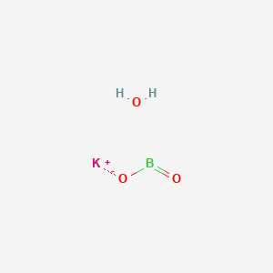 molecular formula BH2KO3 B12957555 Potassium metaborate hydrate 