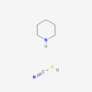 molecular formula C6H12N2S B1295761 Piperidine thiocyanate CAS No. 22205-64-7