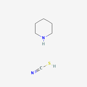 Thiocyanic acid, compd. with piperidine (1:1)