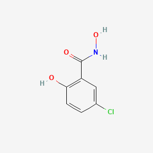 molecular formula C7H6ClNO3 B1295768 5-Chloro-N,2-dihydroxybenzamide CAS No. 37551-43-2