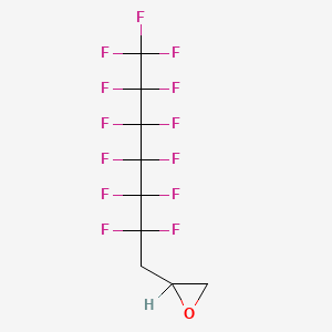 molecular formula C9H5F13O B1295769 3-Perfluorohexyl-1,2-epoxypropane CAS No. 38565-52-5