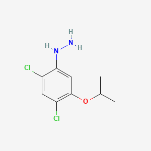 (2,4-Dichloro-5-isopropoxyphenyl)hydrazine