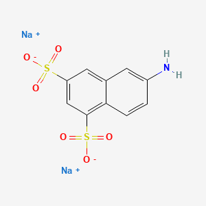 molecular formula C10H7NNa2O6S2 B1295779 6-Amino-1,3-naphthalenedisulfonic acid disodium salt CAS No. 50976-35-7