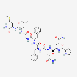 molecular formula C46H67N11O10S B1295781 Substance P (4-11) CAS No. 53749-60-3