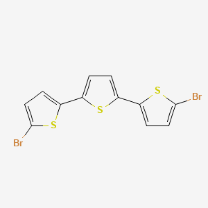 molecular formula C12H6Br2S3 B1295787 2,5-bis(5-bromothiophen-2-yl)thiophene CAS No. 98057-08-0