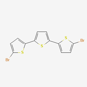 molecular formula C12H6Br2S3 B1295787 5,5''-Dibromo-2,2':5',2''-terthiophene CAS No. 98057-08-0