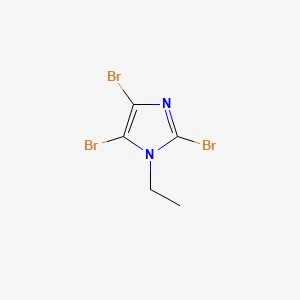 molecular formula C5H5Br3N2 B1295798 2,4,5-Tribromo-1-ethyl-1H-imidazole CAS No. 31250-75-6