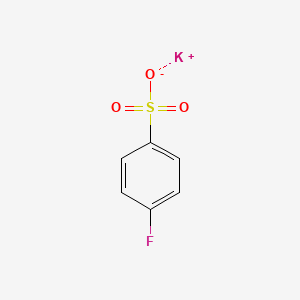 molecular formula C6H4FKO3S B12957996 Potassium P-fluorobenzenesulfonate 