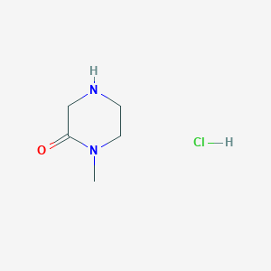 molecular formula C5H11ClN2O B012958 1-甲基哌嗪-2-酮盐酸盐 CAS No. 109384-27-2