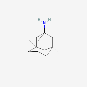 molecular formula C13H23N B1295803 3,5,7-Trimethyl-1-adamantylamine CAS No. 42194-25-2