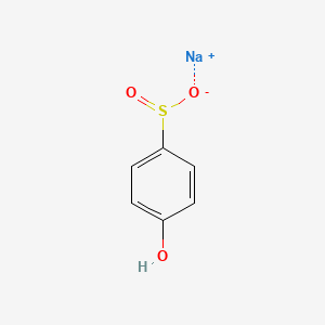 molecular formula C6H5NaO3S B12958045 Sodium 4-hydroxybenzenesulfinate 