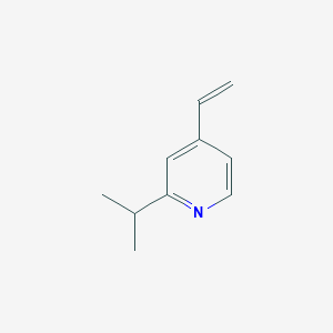 molecular formula C10H13N B12958068 2-Isopropyl-4-vinylpyridine 