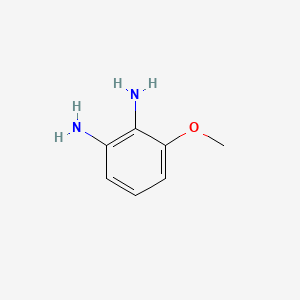 molecular formula C7H10N2O B1295814 3-Methoxybenzene-1,2-diamine CAS No. 37466-89-0