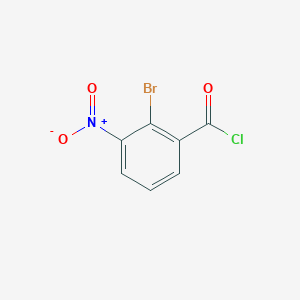 molecular formula C7H3BrClNO3 B1295827 2-Bromo-3-nitrobenzoyl chloride CAS No. 6286-36-8
