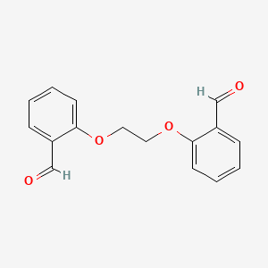 molecular formula C16H14O4 B1295833 2-[2-(2-Formylphenoxy)ethoxy]benzaldehyde CAS No. 52118-10-2