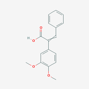 2-(3,4-Dimethoxyphenyl)-3-phenylprop-2-enoic acid