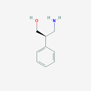 molecular formula C9H13NO B12958459 (R)-3-amino-2-phenylpropan-1-ol 