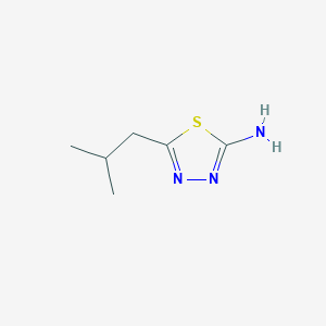 5-Isobutyl-[1,3,4]thiadiazol-2-ylamine