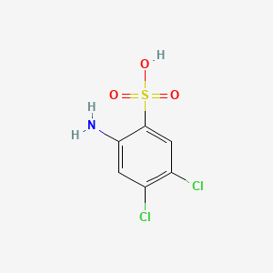 molecular formula C6H5Cl2NO3S B1295851 2-Amino-4,5-dichlorobenzenesulfonic acid CAS No. 6331-96-0