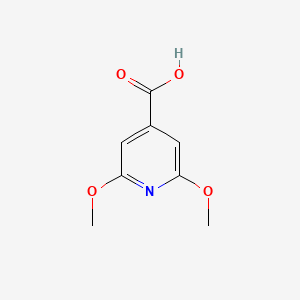 molecular formula C8H9NO4 B1295853 2,6-Dimethoxyisonicotinic acid CAS No. 6274-82-4