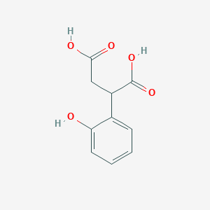 molecular formula C10H10O5 B1295856 2-(2-Hydroxyphenyl)succinic acid CAS No. 73923-83-8