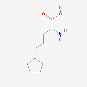 molecular formula C10H19NO2 B1295858 2-Amino-5-cyclopentylpentanoic acid CAS No. 6267-32-9
