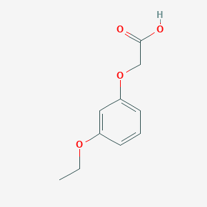 molecular formula C10H12O4 B1295860 3-Ethoxyphenoxyacetic acid CAS No. 6459-12-7