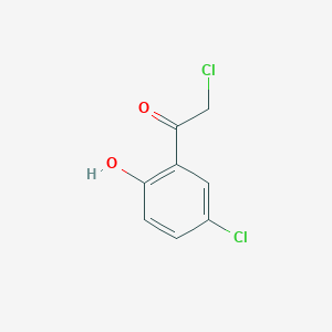 molecular formula C8H6Cl2O2 B1295861 2-Chloro-1-(5-chloro-2-hydroxyphenyl)ethanone CAS No. 24483-75-8
