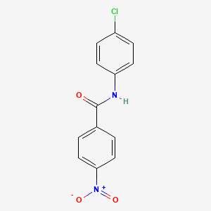 molecular formula C13H9ClN2O3 B1295863 N-(4-氯苯基)-4-硝基苯甲酰胺 CAS No. 2585-30-0