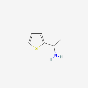 molecular formula C6H9NS B1295870 1-(Thiophen-2-yl)ethanamine CAS No. 6309-16-6