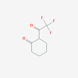 molecular formula C8H9F3O2 B1295875 2-(三氟乙酰基)环己酮 CAS No. 387-89-3