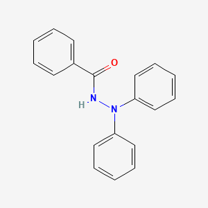 molecular formula C19H16N2O B1295884 N',N'-Diphenylbenzohydrazide CAS No. 970-31-0