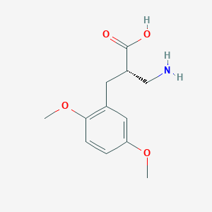 molecular formula C12H17NO4 B12958883 (S)-3-Amino-2-(2,5-dimethoxybenzyl)propanoic acid 