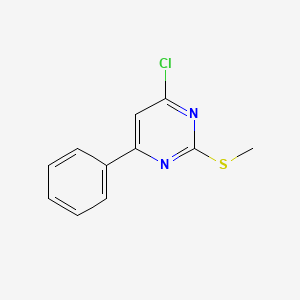 4-Chloro-2-methylsulfanyl-6-phenylpyrimidine
